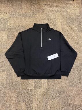 ALO Yoga Black Quarter-zip